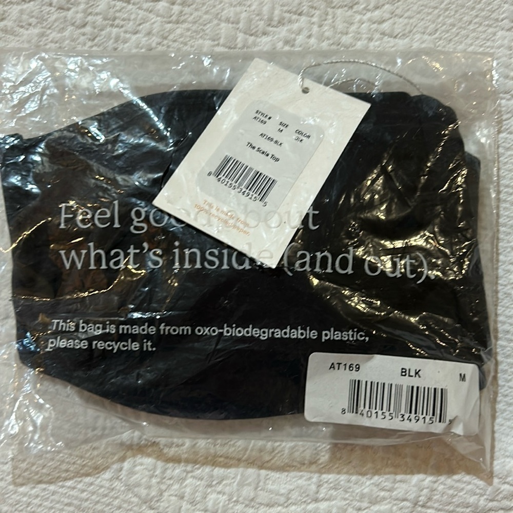 Andie Scalia Bikini Top. NWT. Medium - Picture 2 of 8
